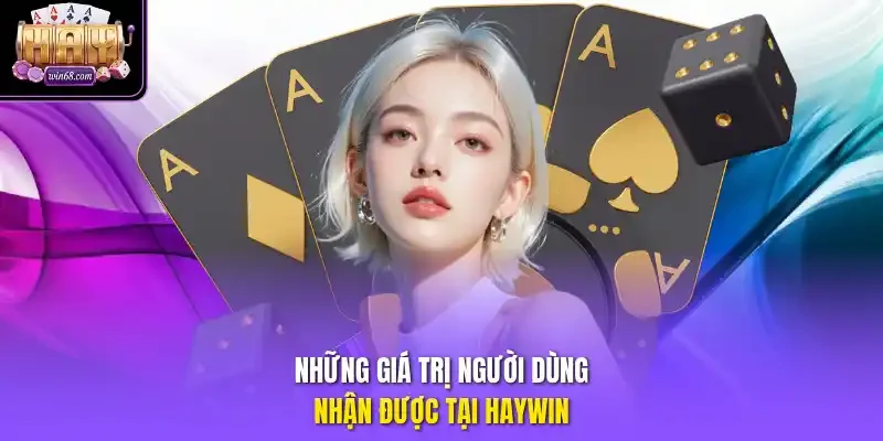 Những giá trị người dùng nhận được tại Haywin